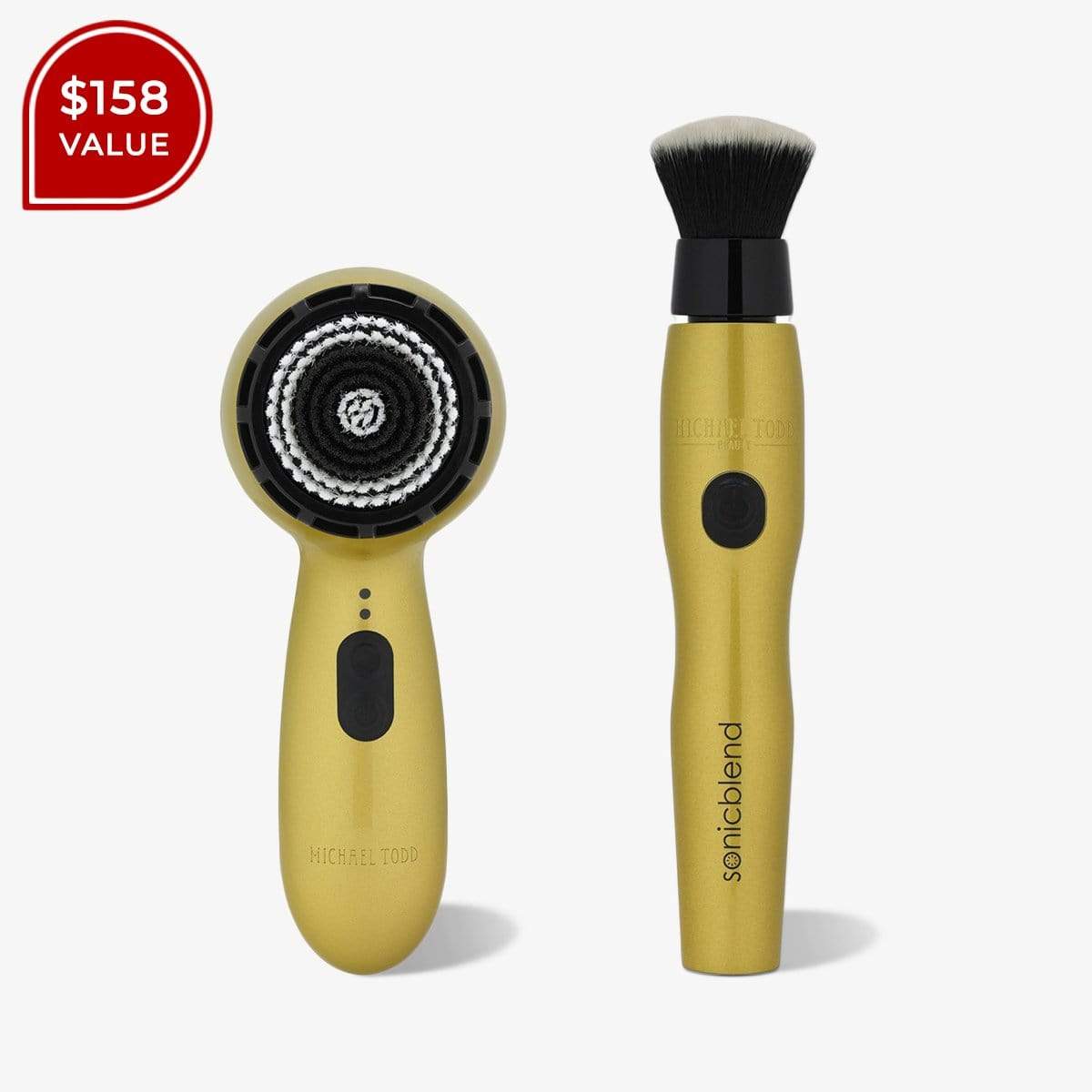 Michael Todd Beauty Gold Soniclear Petite + FREE Gold Sonicblend