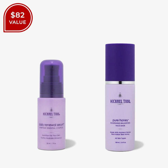 Michael Todd Beauty Pure Honey Face Mask + Daily Renewal Serum