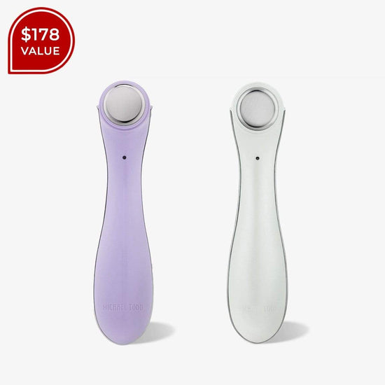 Michael Todd Beauty Lavender + Pearl White Sonic Eraser Pro Bogo