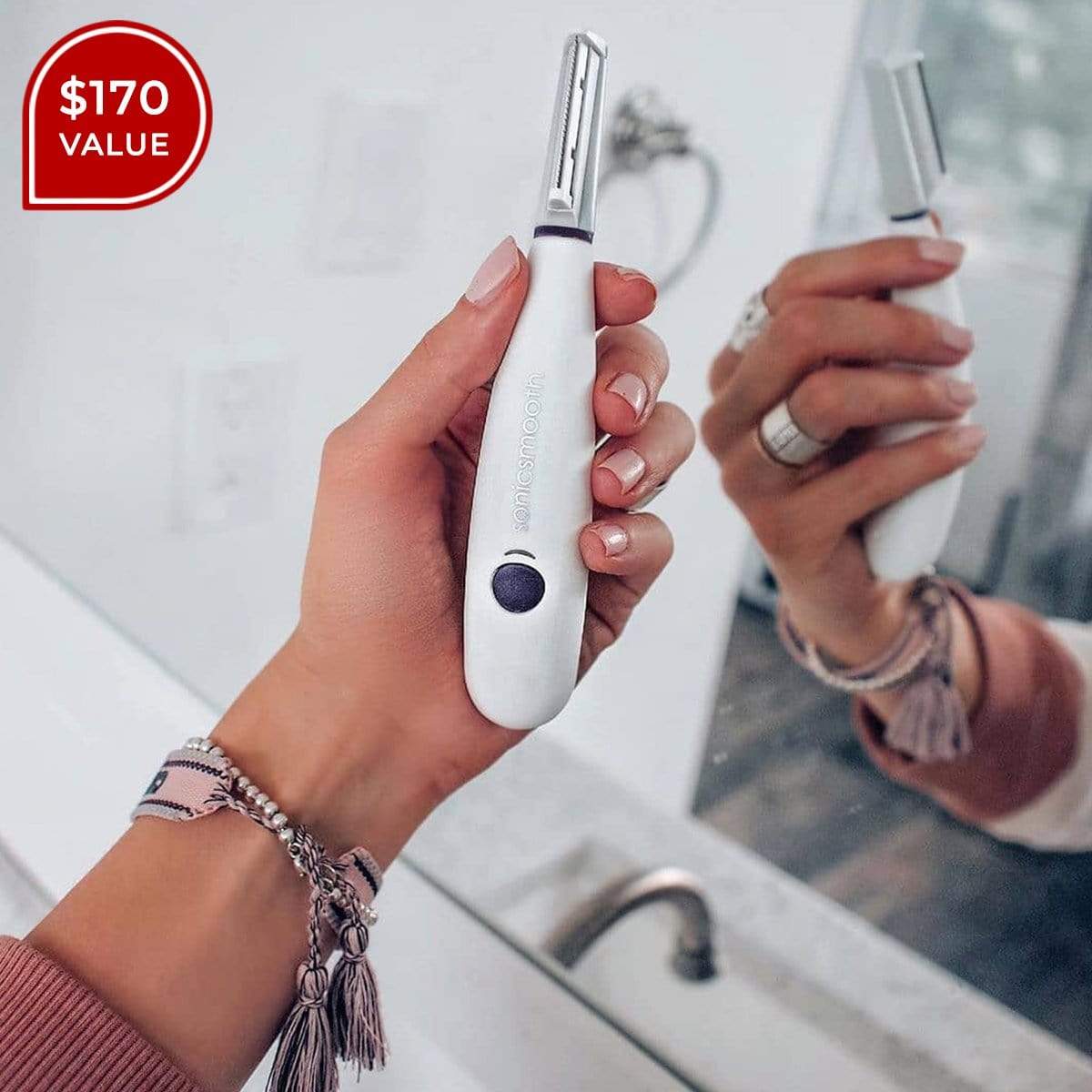 Michael Todd Beauty White Sonicsmooth + Charcoal Detox Cleanser + Daily Renewal Serum