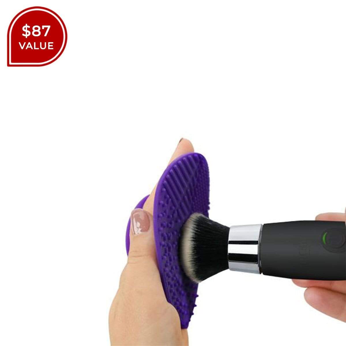 Michael Todd Beauty Tickle My Feather Sonicblend + Cleaning Mat + Makeup Brush Cleansing Spray